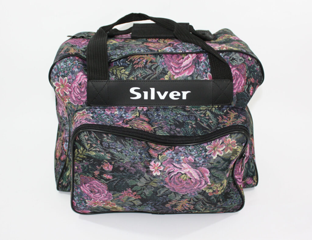 Silver Sewing Machine Carry Bag