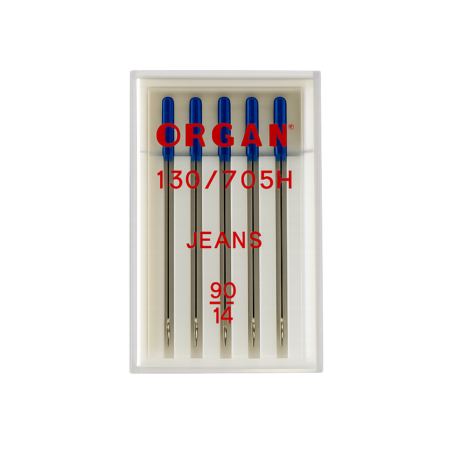 Organ 130/705H-J JEANS NEEDLES (PK 5)
